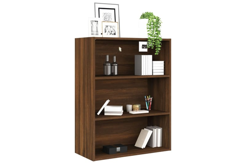 beBasic Riippuva seinäkaappi ruskea tammi 69,5x32,5x90 cm - Ruskea - Säilytys - Seinäsäilytys