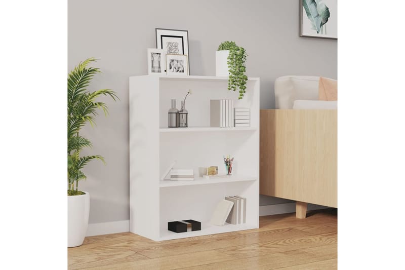 beBasic Riippuva seinäkaappi valkoinen 69,5x32,5x90 cm - Valkoinen - Säilytys - Seinäsäilytys