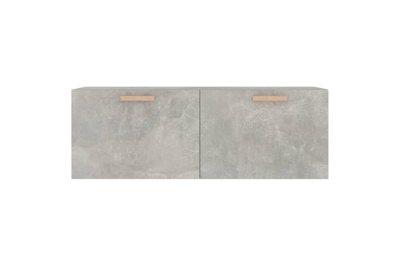 beBasic Seinäkaappi betoninharmaa 100x36,5x35 cm tekninen puu - Harmaa - Seinäsäilytys