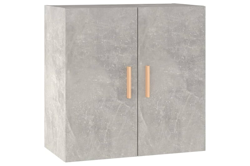 beBasic Seinäkaappi betoninharmaa 60x30x60 cm tekninen puu - Valkoinen - Säilytys - Seinäsäilytys