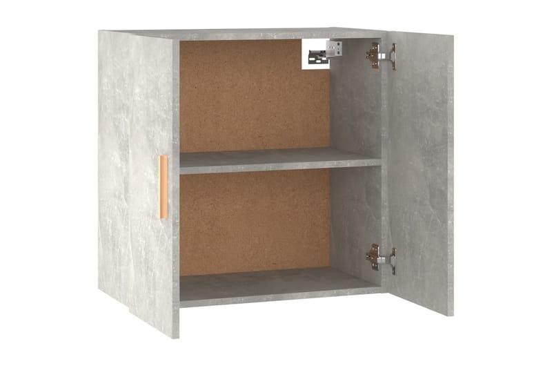 beBasic Seinäkaappi betoninharmaa 60x30x60 cm tekninen puu - Valkoinen - Säilytys - Seinäsäilytys