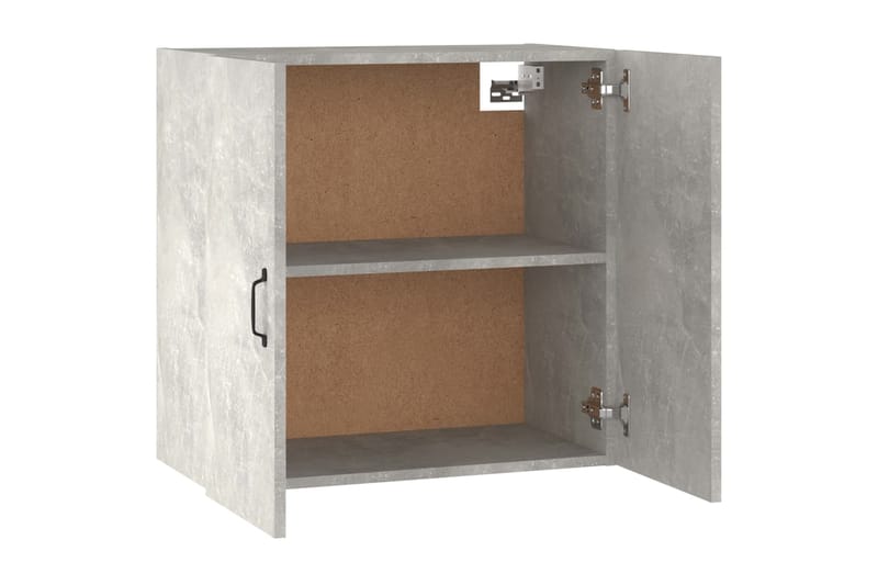 beBasic Seinäkaappi betoninharmaa 60x31x60 cm tekninen puu - Harmaa - Säilytys - Seinäsäilytys