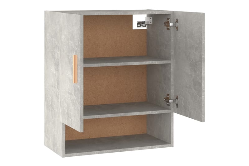 beBasic Seinäkaappi betoninharmaa 60x31x70 cm tekninen puu - Harmaa - Säilytys - Seinäsäilytys