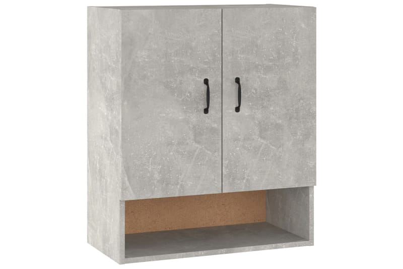 beBasic Seinäkaappi betoninharmaa 60x31x70 cm tekninen puu - Harmaa - Säilytys - Seinäsäilytys