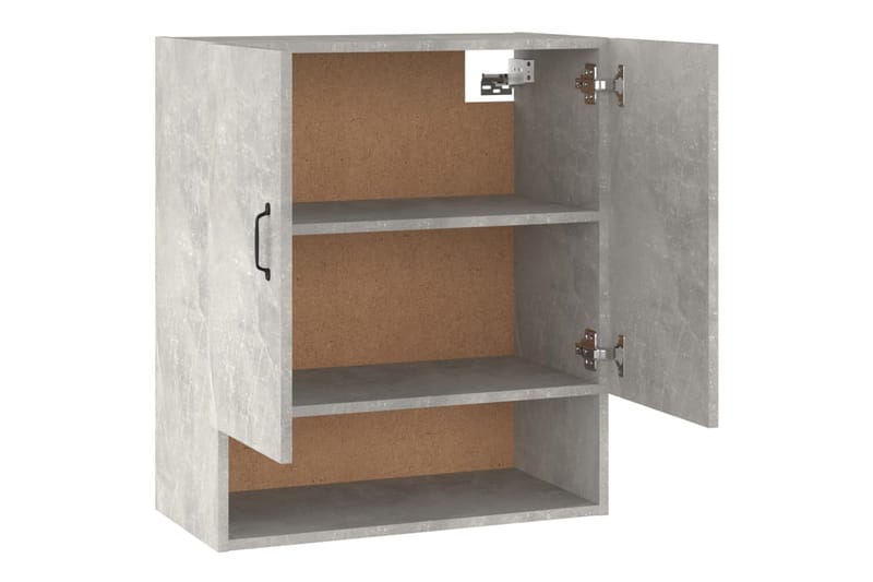 beBasic Seinäkaappi betoninharmaa 60x31x70 cm tekninen puu - Harmaa - Säilytys - Seinäs�äilytys