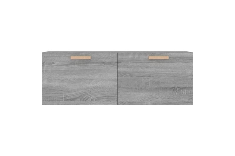 beBasic Seinäkaappi harmaa Sonoma 100x36,5x35 cm tekninen puu - Harmaa - Seinäsäilytys