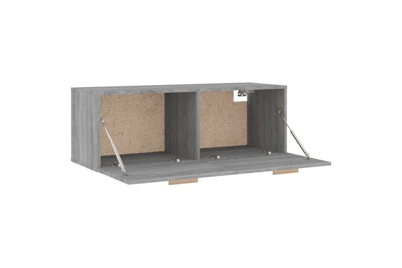 beBasic Seinäkaappi harmaa Sonoma 100x36,5x35 cm tekninen puu - Harmaa - Säilytys - Seinäsäilytys