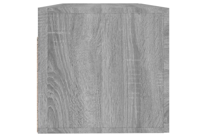 beBasic Seinäkaappi harmaa Sonoma 100x36,5x35 cm tekninen puu - Harmaa - Seinäsäilytys
