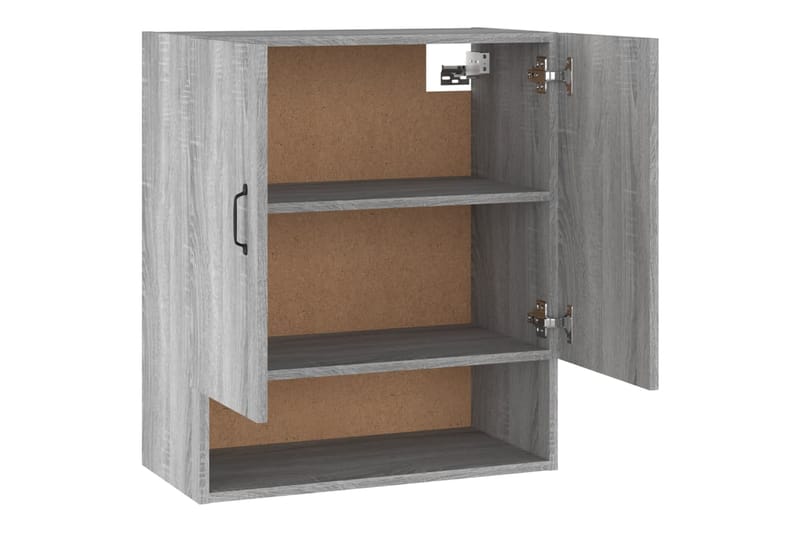 beBasic Seinäkaappi harmaa Sonoma 60x31x70 cm tekninen puu - Harmaa - Säilytys - Seinäs�äilytys
