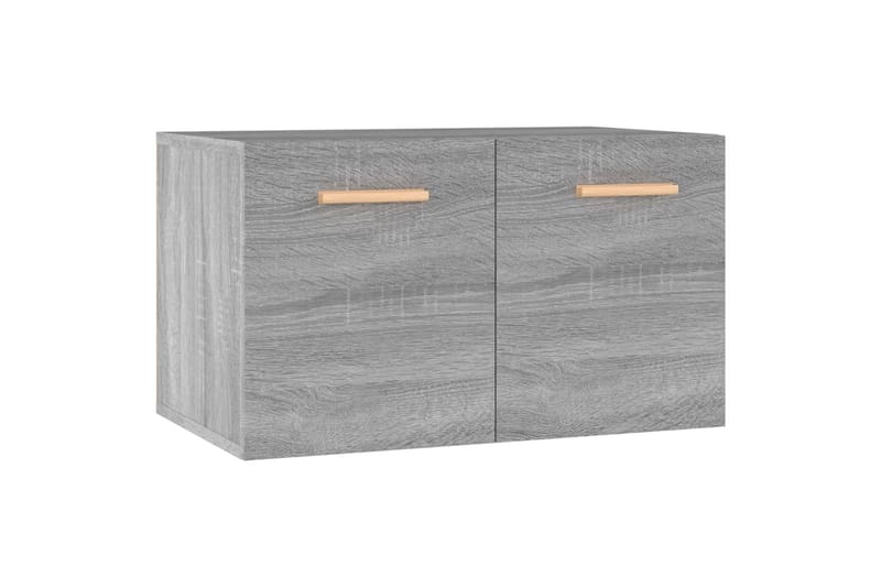 beBasic Seinäkaappi harmaa Sonoma 60x36,5x35 cm tekninen puu - Harmaa - Säilytys - Seinäsäilytys