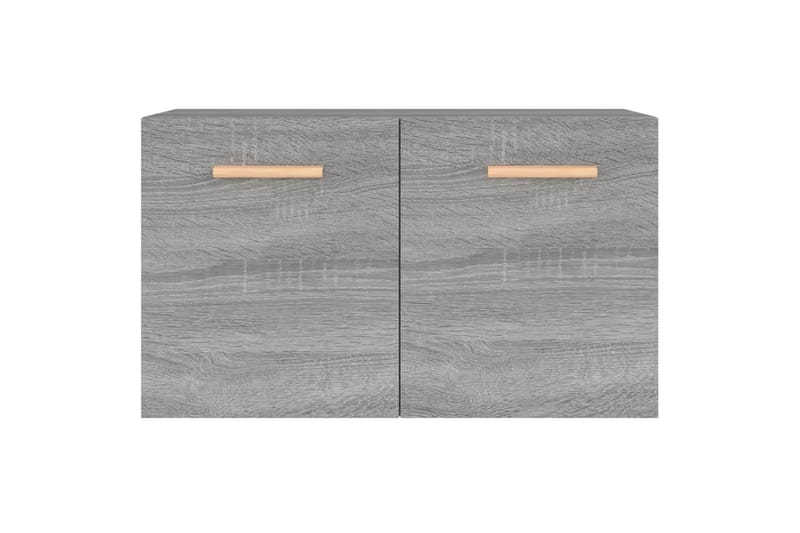beBasic Seinäkaappi harmaa Sonoma 60x36,5x35 cm tekninen puu - Harmaa - Säilytys - Seinäsäilytys