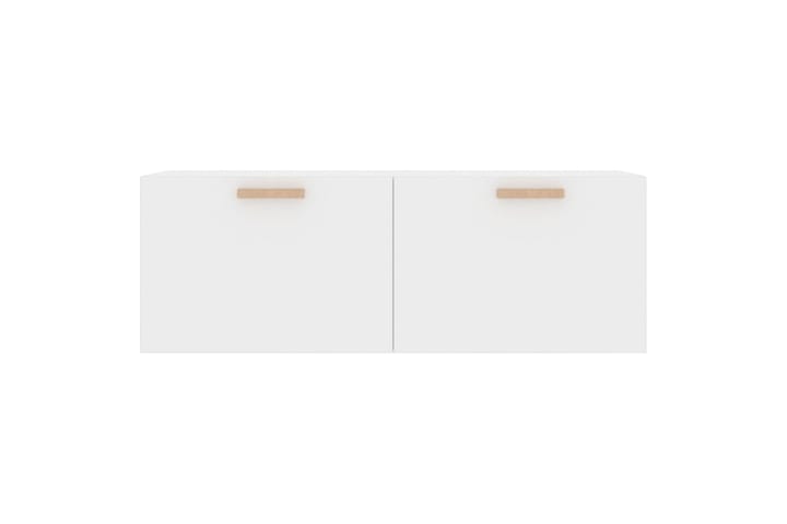 beBasic Seinäkaappi korkeakiilto valkoinen 100x36,5x35 cm tekninen puu - Valkoinen - Seinäsäilytys