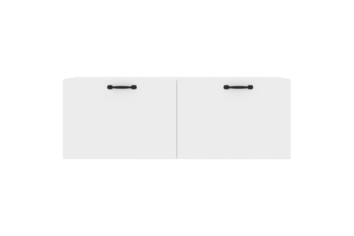 beBasic Seinäkaappi korkeakiilto valkoinen 100x36,5x35 cm tekninen puu - Valkoinen - Seinäsäilytys