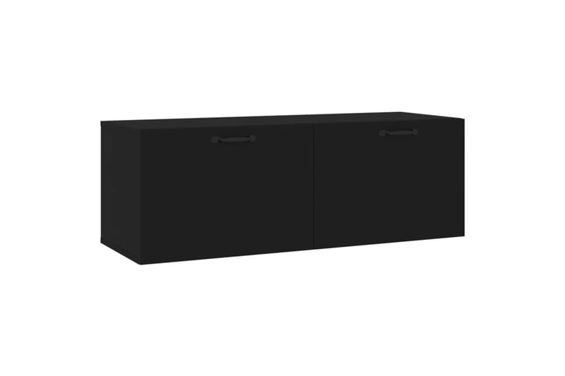 beBasic Seinäkaappi musta 100x36,5x35 cm tekninen puu - Musta - Säilytys - Seinäsäilytys