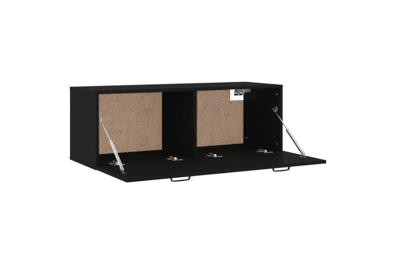 beBasic Seinäkaappi musta 100x36,5x35 cm tekninen puu - Musta - Säilytys - Seinäsäilytys