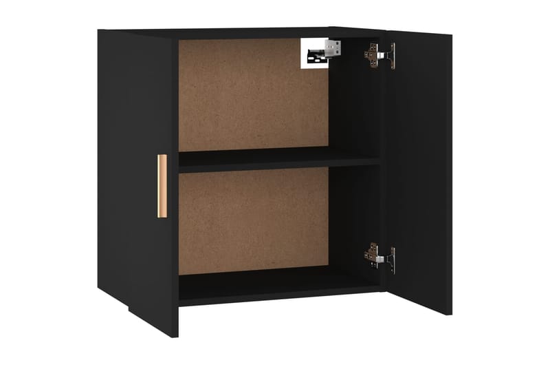 beBasic Seinäkaappi musta 60x30x60 cm tekninen puu - Musta - Säilytys - Seinäsäilytys
