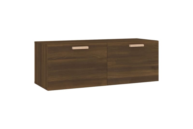 beBasic Seinäkaappi ruskea tammi 100x36,5x35 cm tekninen puu - Ruskea - Säilytys - Seinäsäilytys