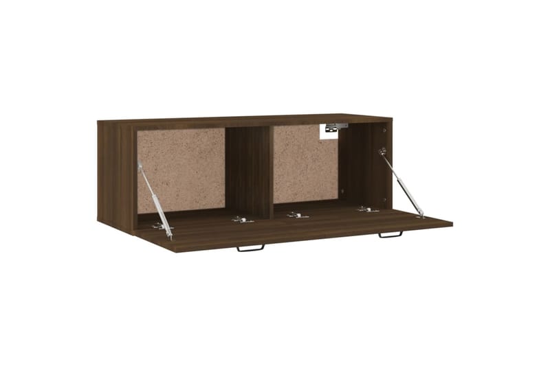 beBasic Seinäkaappi ruskea tammi 100x36,5x35 cm tekninen puu - Ruskea - Säilytys - Seinäsäilytys