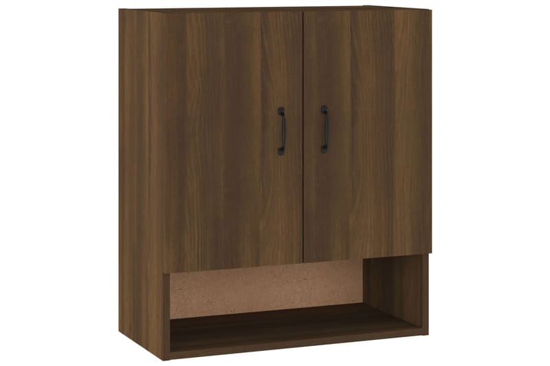 beBasic Seinäkaappi ruskea tammi 60x31x70 cm tekninen puu - Ruskea - Säilytys - Seinäsäilytys