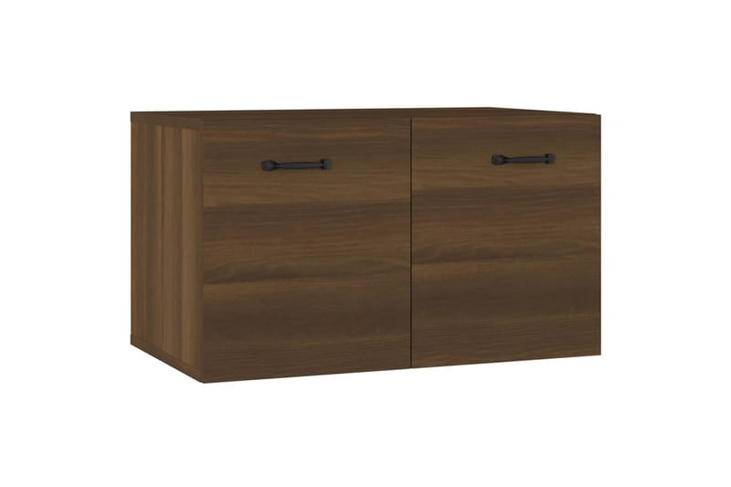 beBasic Seinäkaappi ruskea tammi 60x36,5x35 cm tekninen puu - Ruskea - Säilytys - Seinäsäilytys