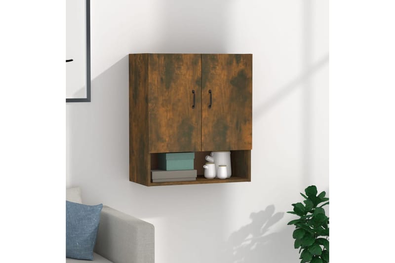beBasic Seinäkaappi savutammi 60x31x70 cm tekninen puu - Ruskea - Säilytys - Seinäsäilytys