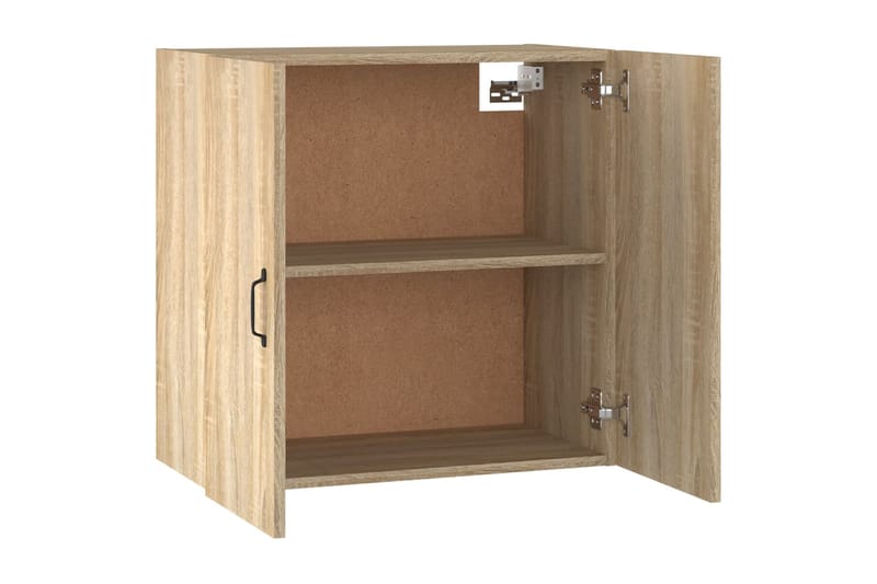 beBasic Seinäkaappi Sonoma-tammi 60x31x60 cm tekninen puu - Ruskea - Säilytys - Seinäsäilytys