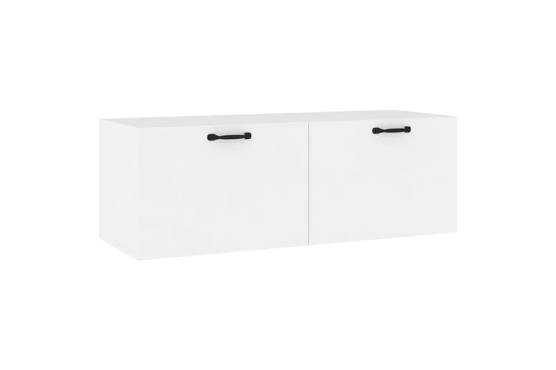 beBasic Seinäkaappi valkoinen 100x36,5x35 cm tekninen puu - Valkoinen - Säilytys - Seinäsäilytys