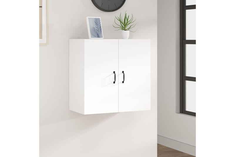 beBasic Seinäkaappi valkoinen 60x31x60 cm tekninen puu - Valkoinen - Säilytys - Seinäsäilytys