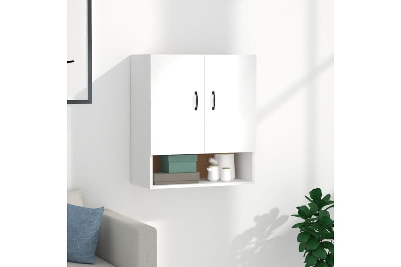 beBasic Seinäkaappi valkoinen 60x31x70 cm tekninen puu - Valkoinen - Säilytys - Seinäsäilytys