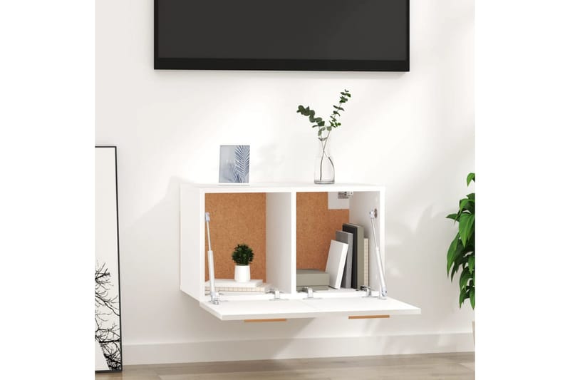 beBasic Seinäkaappi valkoinen 60x36,5x35 cm tekninen puu - Valkoinen - Säilytys - Seinäsäilytys