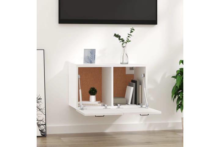 beBasic Seinäkaappi valkoinen 60x36,5x35 cm tekninen puu - Valkoinen - Seinäsäilytys