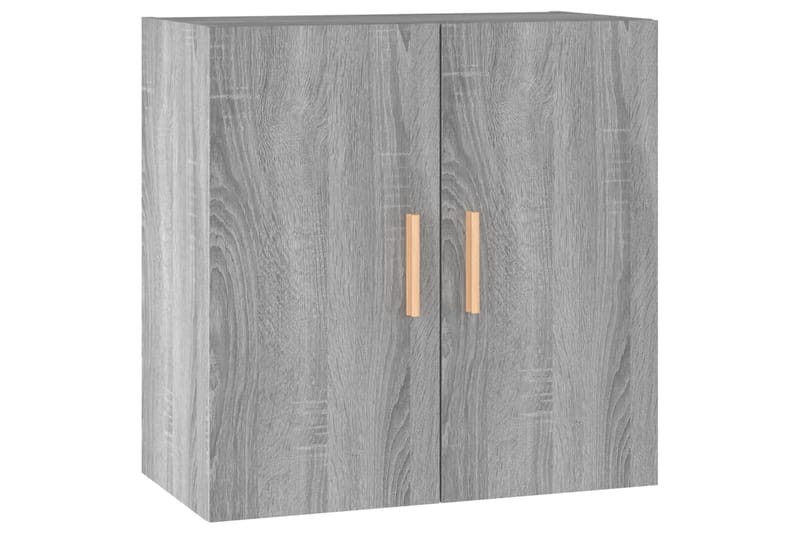 beBasic TV-seinäkaappi harmaa Sonoma 60x30x60 cm tekninen puu - Harmaa - Säilytys - Seinäsäilytys