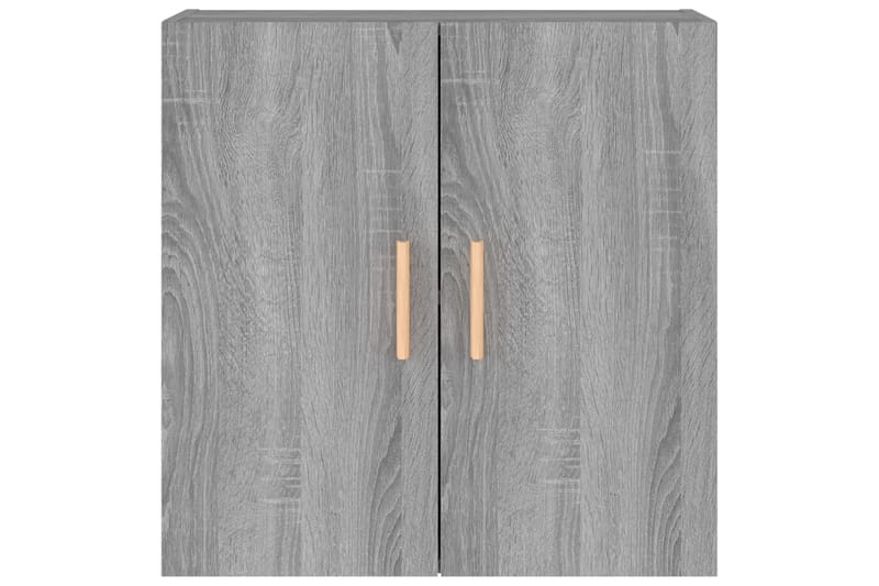 beBasic TV-seinäkaappi harmaa Sonoma 60x30x60 cm tekninen puu - Harmaa - Säilytys - Seinäsäilytys
