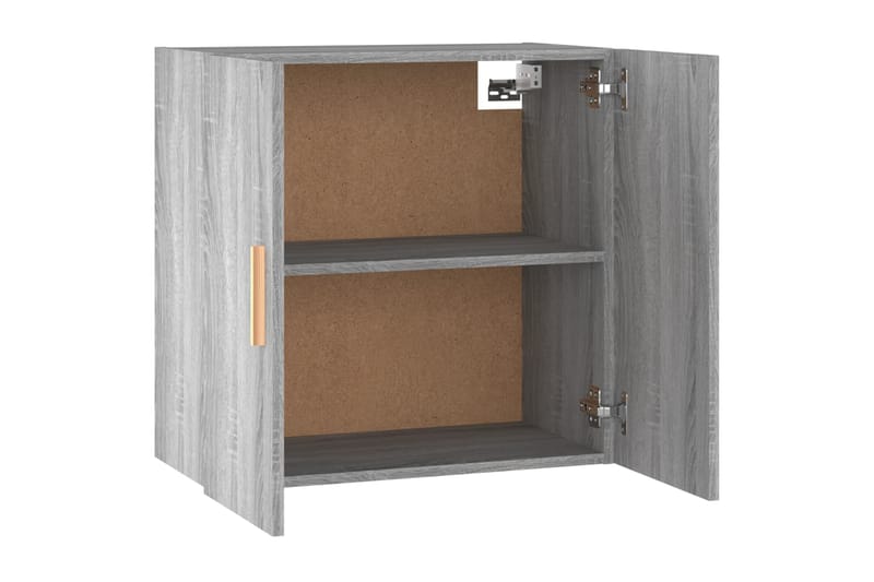 beBasic TV-seinäkaappi harmaa Sonoma 60x30x60 cm tekninen puu - Harmaa - Säilytys - Seinäsäilytys
