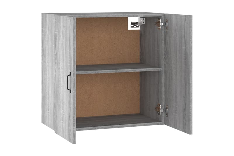 beBasic TV-seinäkaappi harmaa Sonoma 60x31x60 cm tekninen puu - Harmaa - Säilytys - Seinäsäilytys