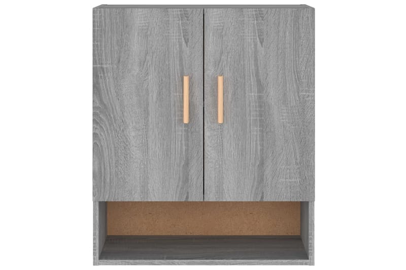 beBasic TV-seinäkaappi harmaa Sonoma 60x31x70 cm tekninen puu - Harmaa - Säilytys - Seinäsäilytys
