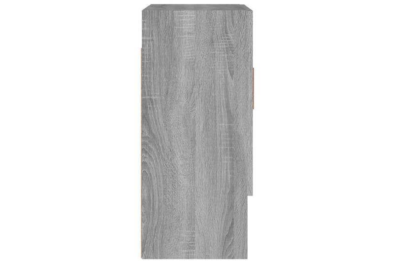 beBasic TV-seinäkaappi harmaa Sonoma 60x31x70 cm tekninen puu - Harmaa - Säilytys - Seinäsäilytys