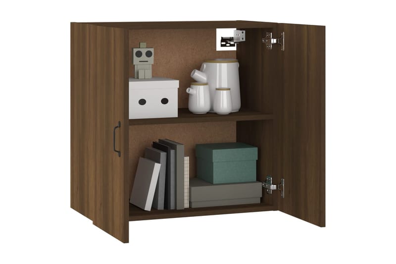 beBasic TV-seinäkaappi ruskea tammi 60x31x60 cm tekninen puu - Ruskea - Säilytys - Seinäsäilytys