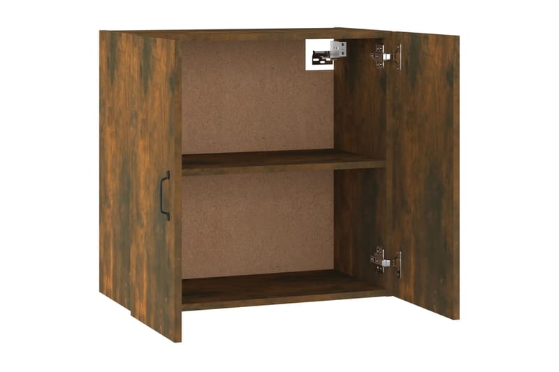 beBasic TV-seinäkaappi savutammi 60x31x60 cm tekninen puu - Ruskea - Säilytys - Seinäsäilytys