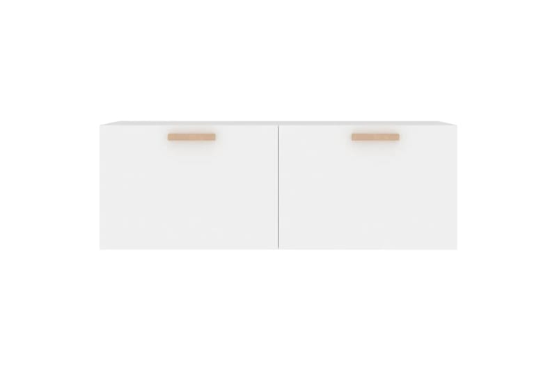 beBasic TV-taso valkoinen 100x36,5x35 cm tekninen puu - Valkoinen - Säilytys - Seinäsäilytys