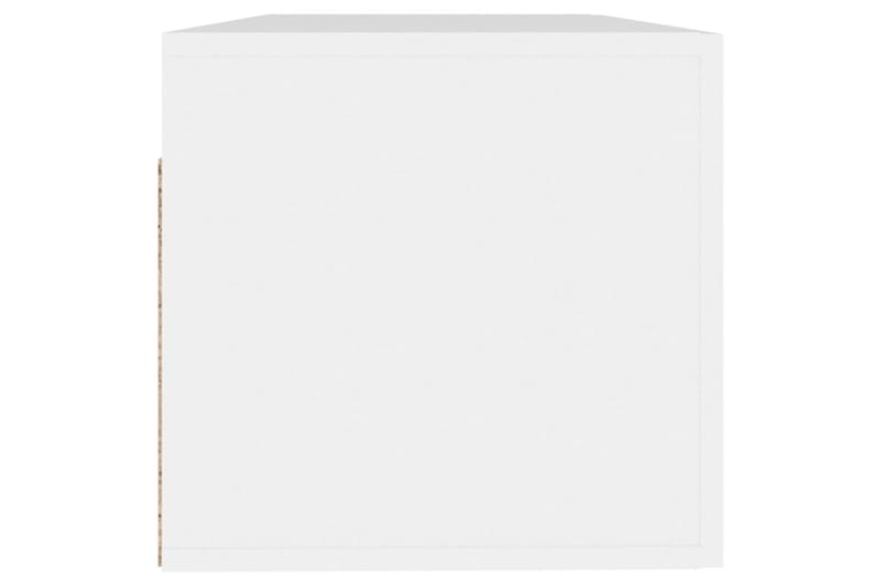beBasic TV-taso valkoinen 100x36,5x35 cm tekninen puu - Valkoinen - Säilytys - Seinäsäilytys