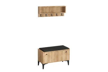 Kenkäkaappi Lenaria 80x36 cm - Luonnonväri - Säilytys - Eteisen säilytys