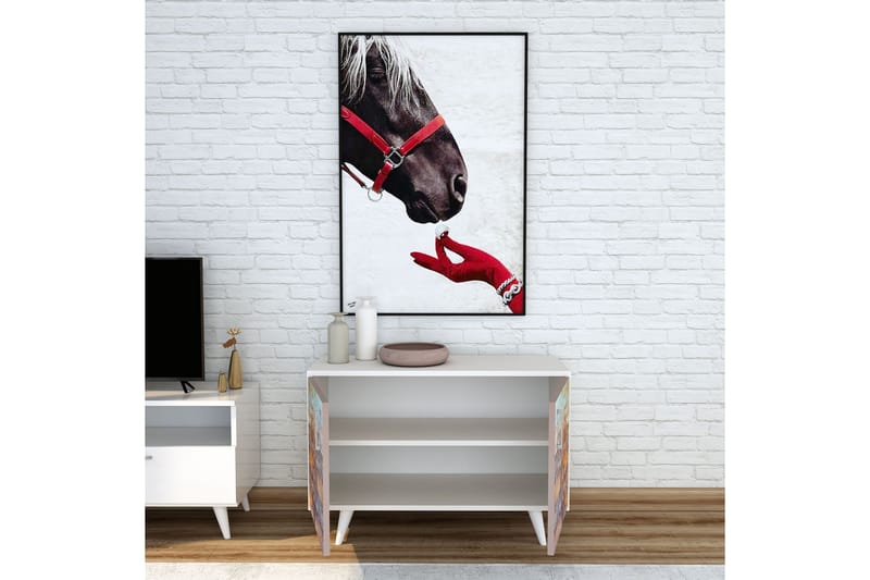 Kenkäkaappi Tasarima 50x100 cm - Monivärinen/Valkoinen - Säilytys - Eteisen säilytys