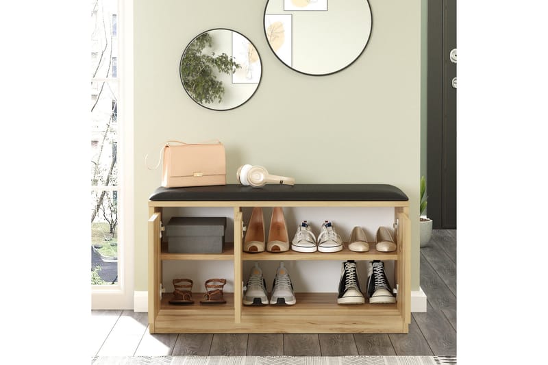 Kenkäkaappi Zakkum 89,6x45,8 cm - Ruskea - Säilytys - Eteisen säilytys