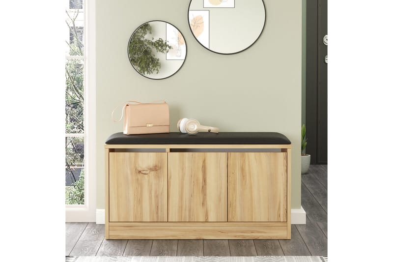 Kenkäkaappi Zakkum 89,6x45,8 cm - Ruskea - Säilytys - Eteisen säilytys