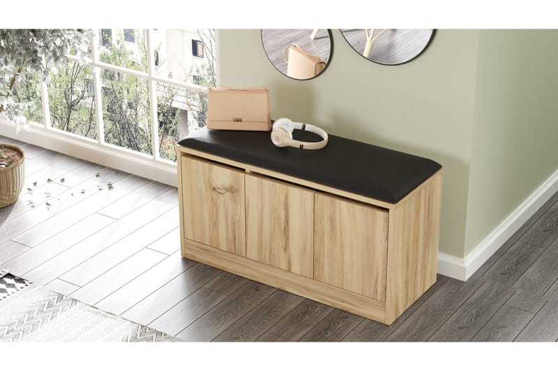 Kenkäkaappi Zakkum 89,6x45,8 cm, Ruskea