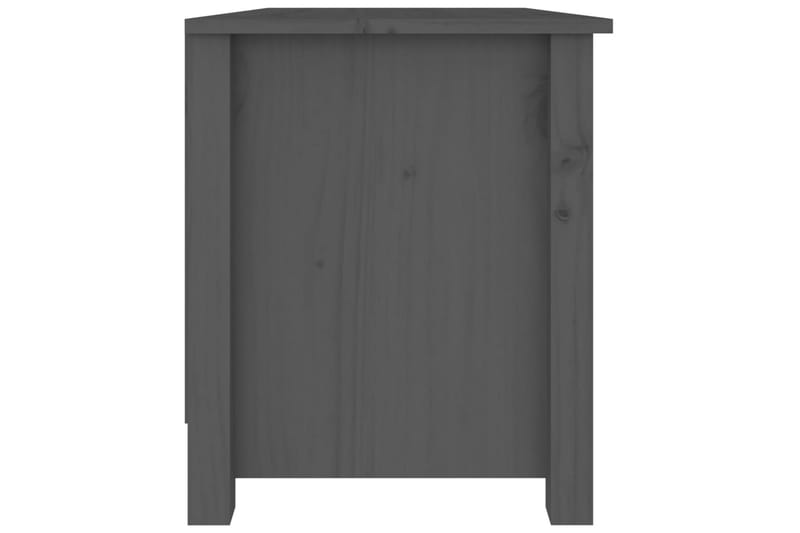 Kenkäpenkki harmaa 70x38x45,5 cm täysi mänty - Harmaa - Säilytys - Eteisen säilytys