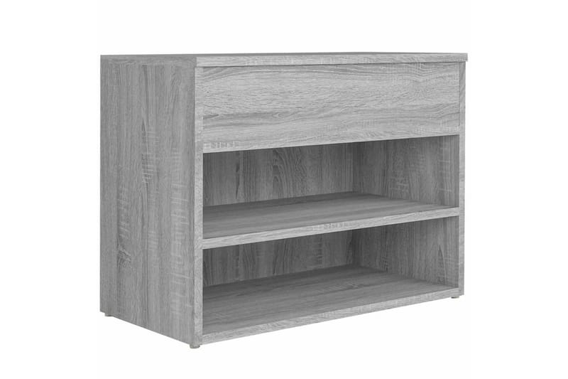 Kenkäpenkki harmaa Sonoma 60x30x45 cm tekninen puu - Harmaa - Säilytys - Eteisen säilytys