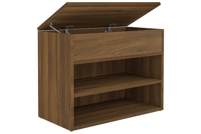Kenkäpenkki ruskea tammi 60x30x45 cm tekninen puu - Ruskea - Säilytys - Eteisen säilytys