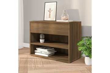 Kenkäpenkki ruskea tammi 60x30x45 cm tekninen puu - Ruskea - Säilytys - Eteisen säilytys